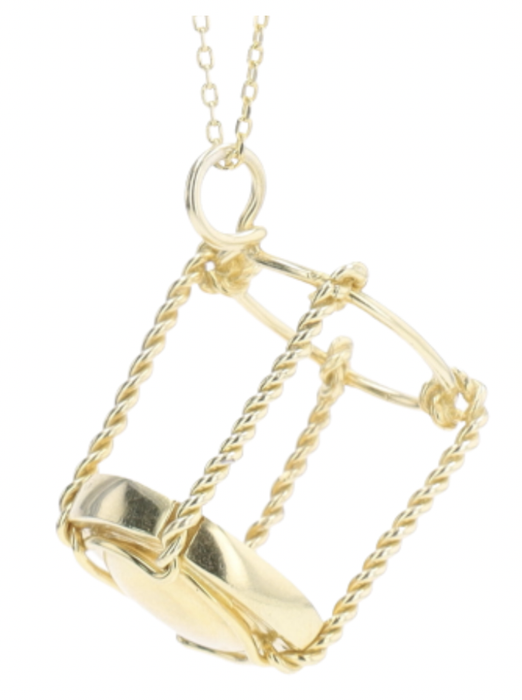 Champagne muselet necklace