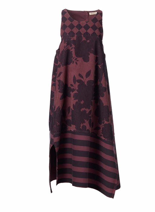 Cord pinafore dress
