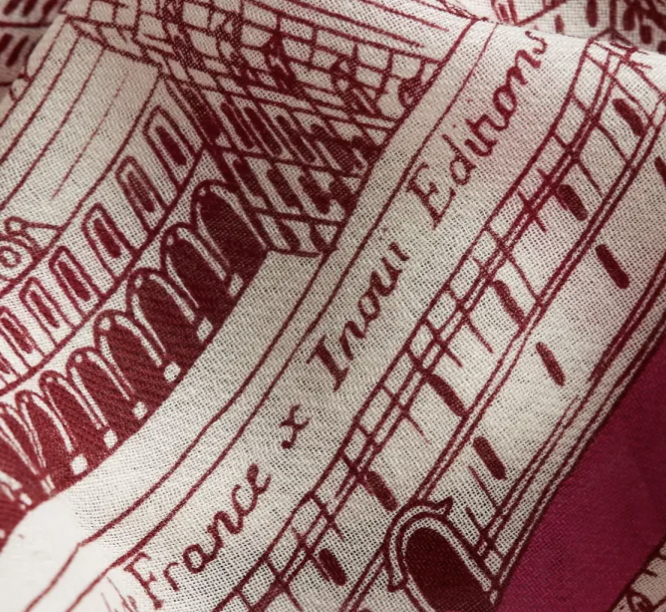 Turgot - map of Paris scarf