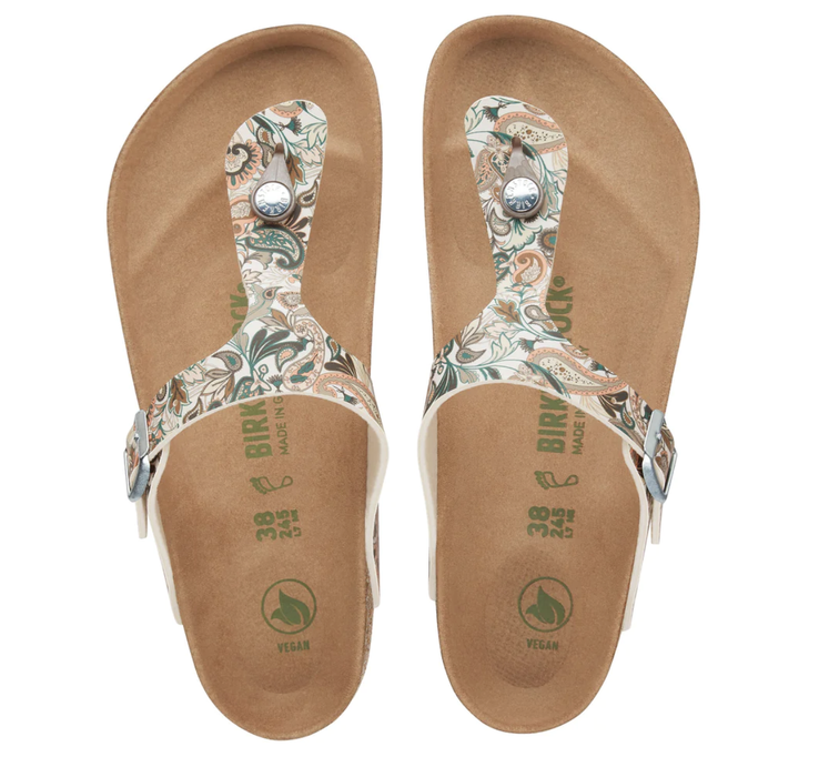 Gizeh light rose paisley vegan sandal