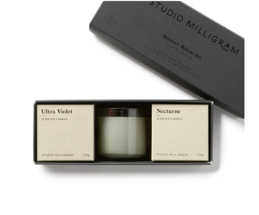 Travel candle gift set