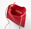 Amiacalva canvas pochette in red