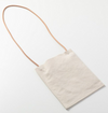 Amiacalva canvas pochette in white