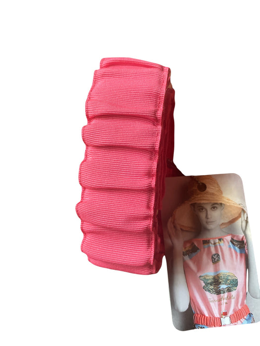 Axel Mano gros grain happiness belt in hot pink