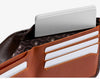 Inside the Bellroy Hide & Seek leather wallet in java/toffee, showing card slots