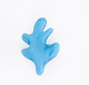 Dinosaur Designs Paradise leaf resin ring in sky blue