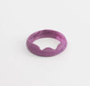 Dinosaur Designs Paradise resin bangle in grape purple with wavy edge