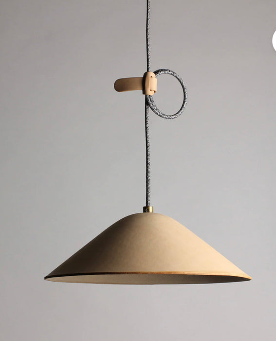 IEFrancis leather loop light pendant