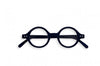 Izipizi round reading glasses in navy blue