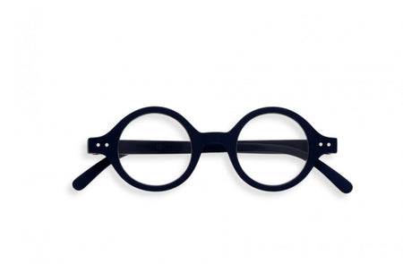 Izipizi round reading glasses in navy blue