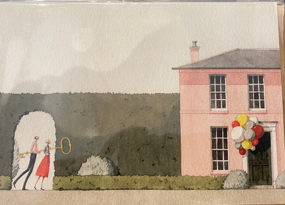 Laura Stoddart illustrated greetings card, alternate view