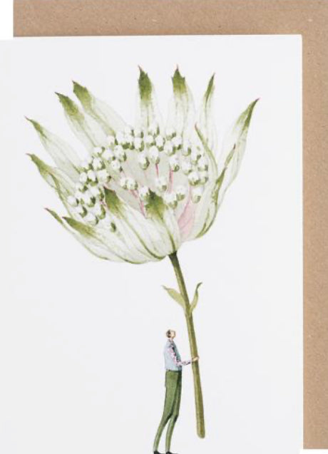 Laura Stoddart illustrated greetings card, alternate design
