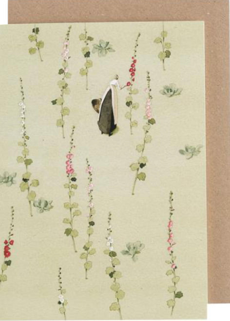 Laura Stoddart illustrated greetings card, alternate design