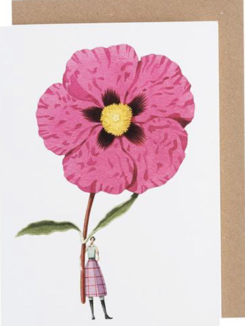 Laura Stoddart illustrated greetings card, alternate design
