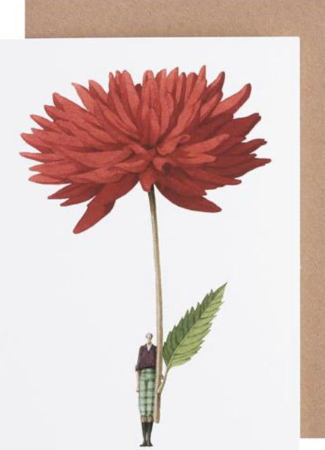 Laura Stoddart illustrated greetings card, alternate design