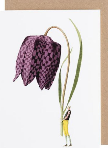 Laura Stoddart illustrated greetings card, alternate design