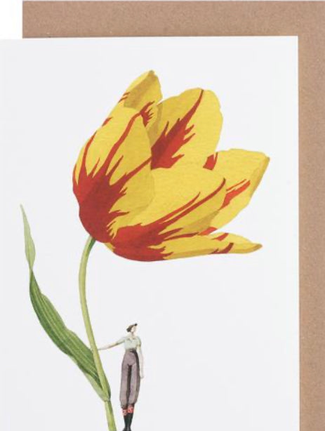 Laura Stoddart illustrated greetings card, alternate design
