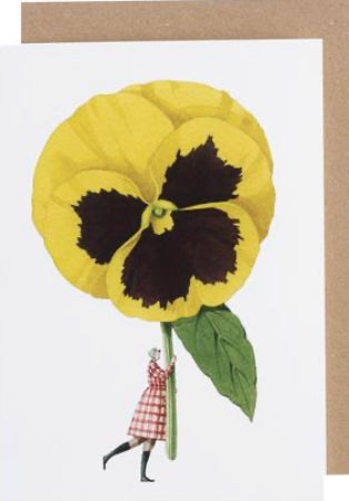 Laura Stoddart illustrated greetings card, alternate design