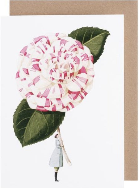 Laura Stoddart illustrated greetings card, botanical design