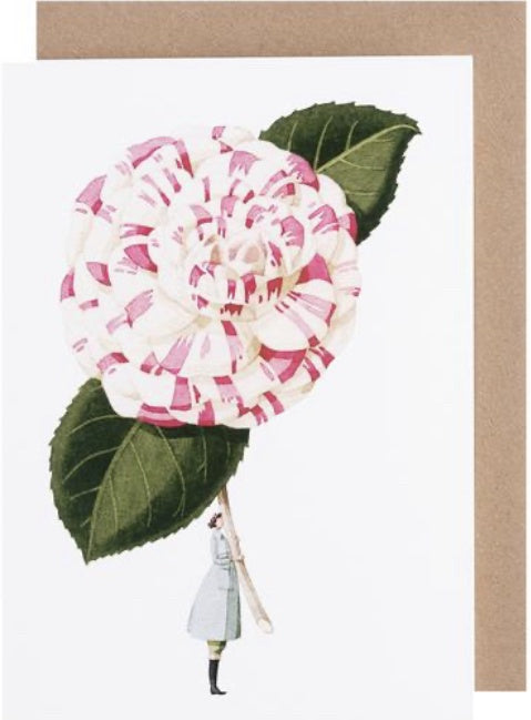 Laura Stoddart illustrated greetings card, botanical design