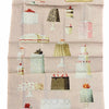 Laura Stoddart illustrated tea towel, alternate view