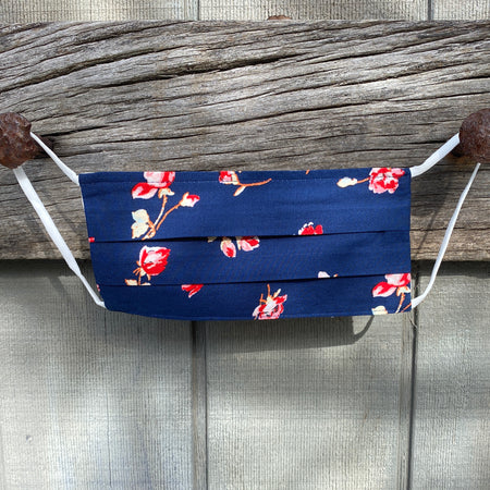 Pomme cotton face mask, alternate view