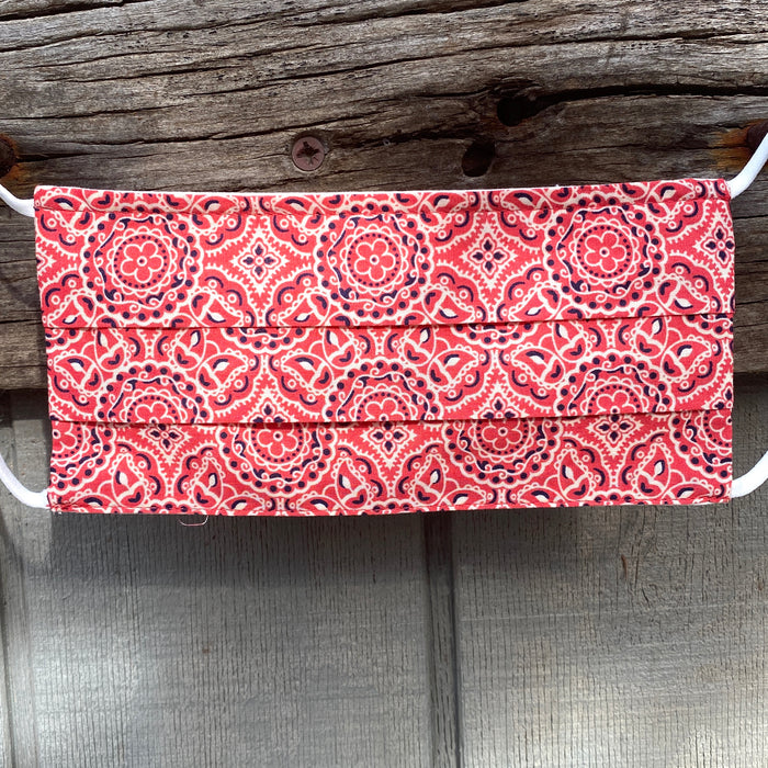 Pomme cotton face mask, alternate view