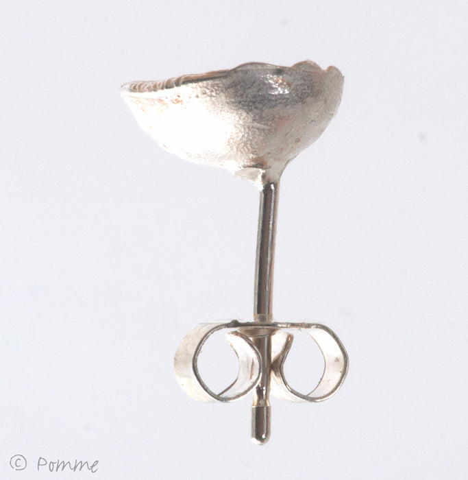 Silver and gold acorn studs