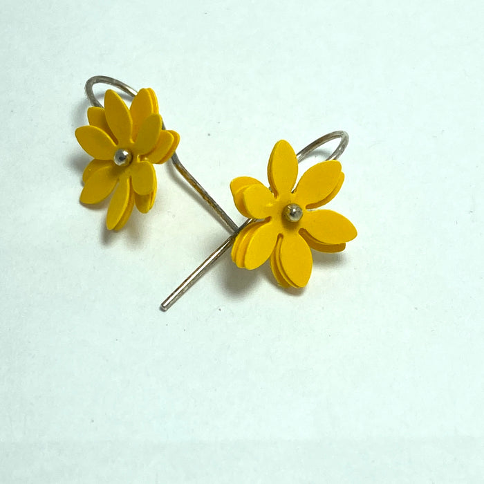 Vicki Mason daisy hook earrings, alternate view