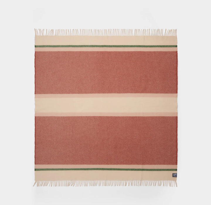 Waverley Mills Riviera wool throw in ochre